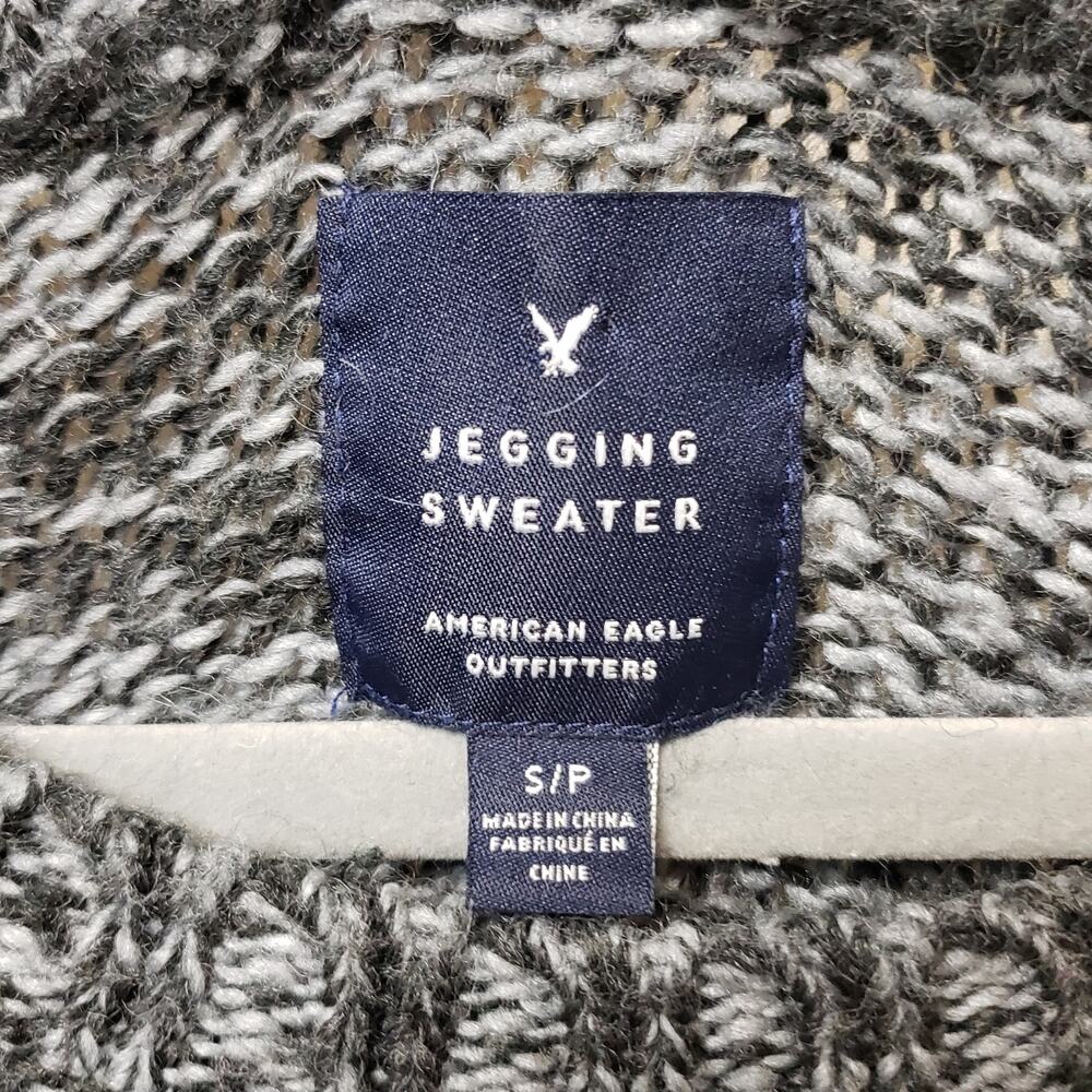 American Eagle Jegging Sweater Neon Snowflake Size Small - Picture 5 of 8